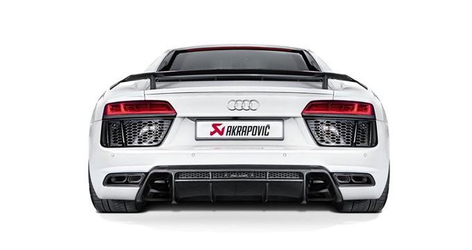 Binomio Akrapovič – Audi R8 per livelli di performance superiori