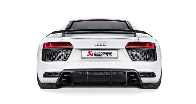 Binomio Akrapovič – Audi R8 per livelli di performance superiori