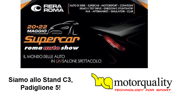 Motorquality vi aspetta al Padiglione 5, Stand C3!