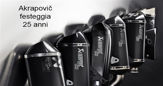 Akrapovič festeggia i suoi 25 anni con il lancio di una nuova edizione super-limitata di impianti di scarico