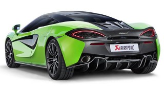 Cresce la serie degli scarichi Akrapovič ultraleggeri per la McLaren