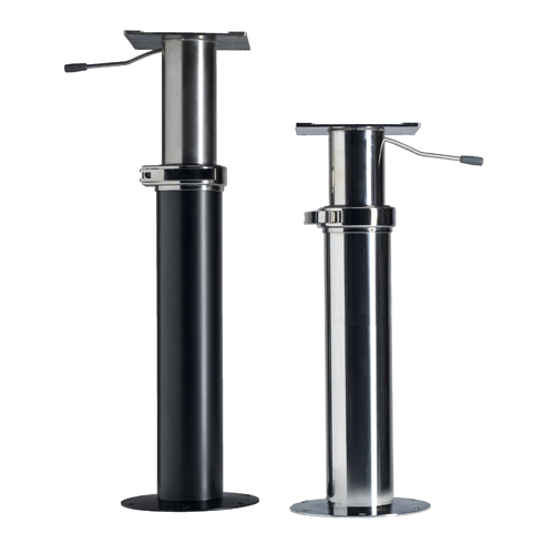PIEDISTALLO INOX CON MOLLA A GAS