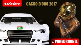Bruno Zanini riceve il Casco d’Oro di Autosprint per la stagione 2017 di Mitjet Italian Series