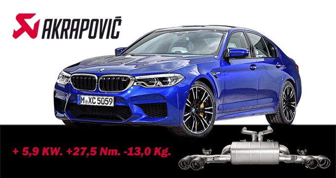 Scarichi AKRAPOVIC per BMW M5: Pure Performance!