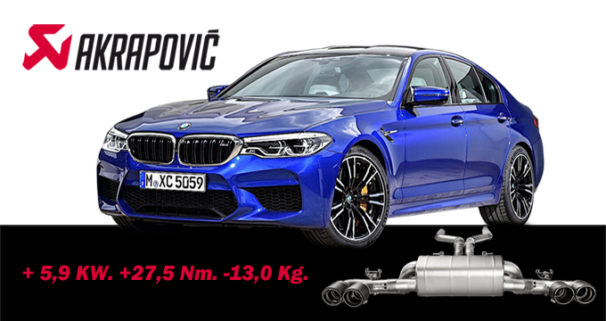 Scarichi AKRAPOVIC per BMW M5: Pure Performance!