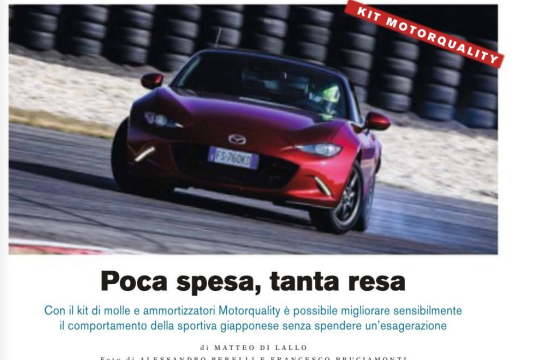 Evo Magazine: Koni Sport e H&R testati sulla nuovissima Mazda MX-5!