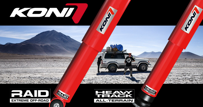 Koni Raid e Heavy Track: i compagni di viaggio su cui puoi fare affidamento.
