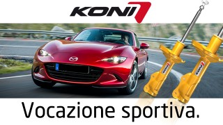 Koni Sport: aumento dell’aderenza con migliori prestazioni in frenata e handling.