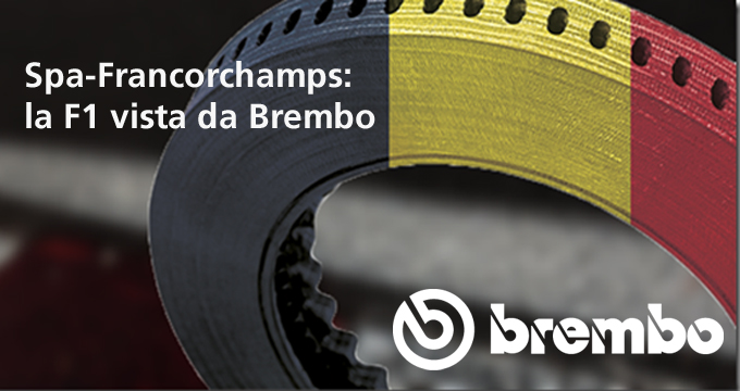 Il GP Belgio Formula 1 2019 secondo Brembo.