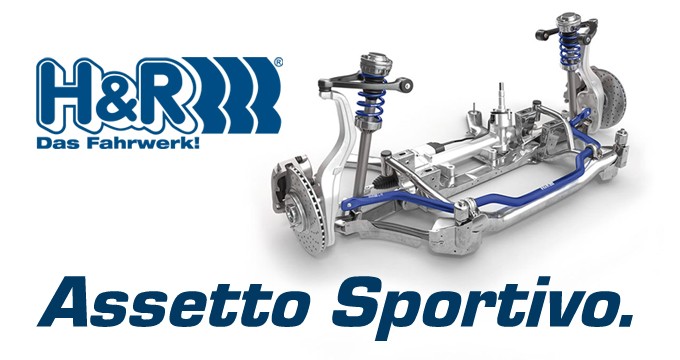 Sospensioni sportive H&R: assicurati controllo dell’auto e guida eccellente.