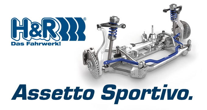 Sospensioni sportive H&R: assicurati controllo dell’auto e guida eccellente.