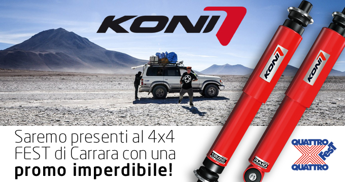 Koni al 4×4 Fest di Carrara!