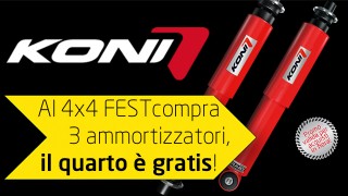 Koni ed Elaborare ti aspettano al 4×4 Fest di Carrara.