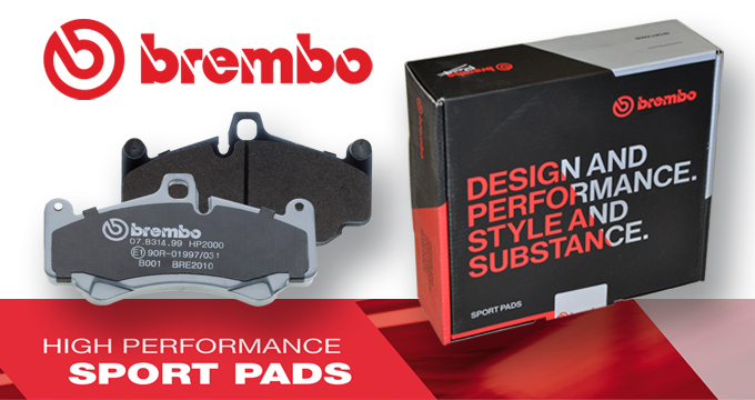 Pastiglie Brembo Sport: Design and Performance. Style and Substance.