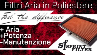 Scegli Sprint Filter, l’unico filtro aria in poliestere!