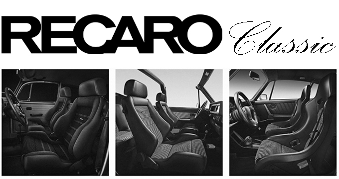 LINEA RECARO CLASSIC. Classici con classe.