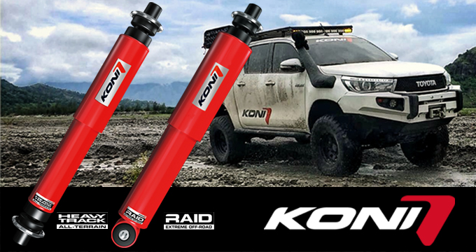 Koni Heavy Track e Raid: perfetti per l’offroad!