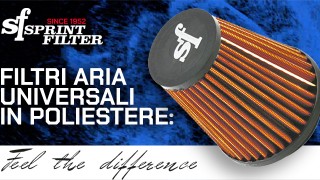 Filtro aria in poliestere Sprint Filter: tecnologia vincente!