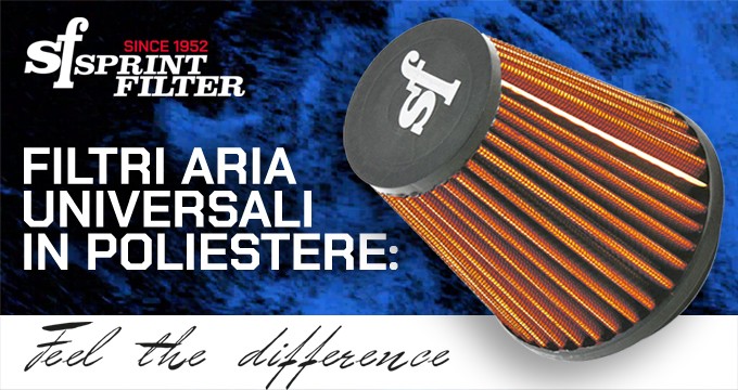 Filtro aria in poliestere Sprint Filter: tecnologia vincente!
