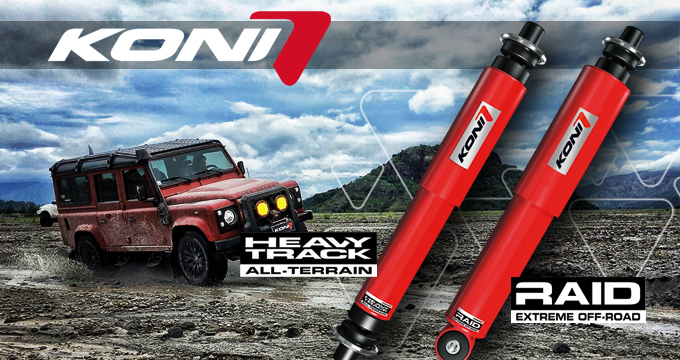 Koni Heavy Track e Raid: ideali per l’offroad!