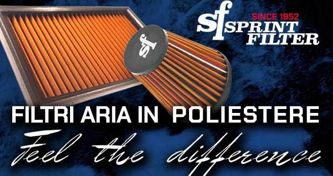 Tecnologia Sprint Filter: scegli il filtro aria in poliestere!