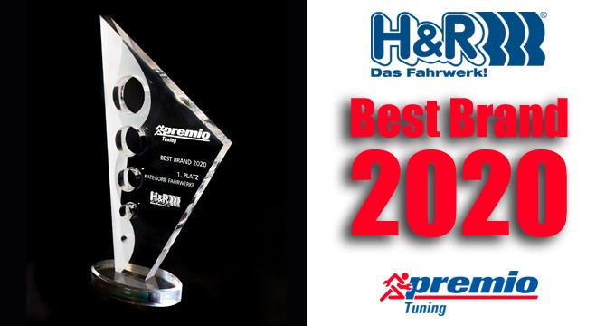 H&R vince il prestigioso riconoscimento di Premio Tuning come “Best Brand 2020″!