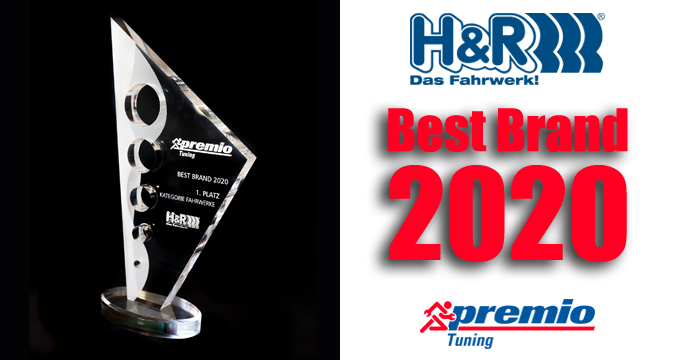 H&R vince il prestigioso riconoscimento di Premio Tuning come “Best Brand 2020″!