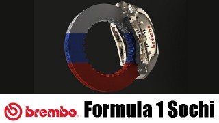 TUTTI I TRANELLI DEL SOCHI AUTODROM PER GLI IMPIANTI BREMBO.