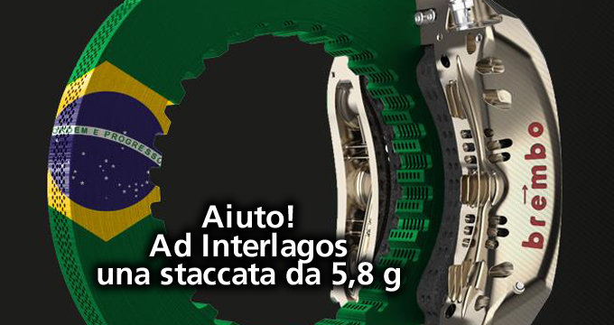 PER LE MONOPOSTO F1 POCHE FRENATE IN BRASILE.