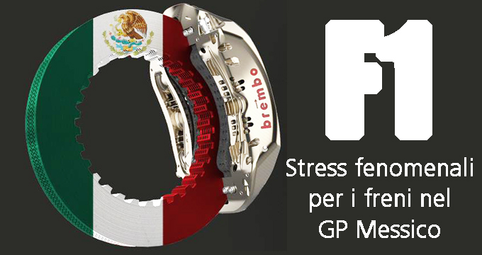 CON IL CARBONIO BREMBO NESSUNA PAURA PER LE F1 A CITTÀ DEL MESSICO.