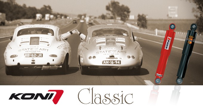 Koni Classic: la linea per vetture classiche e youngtimer.