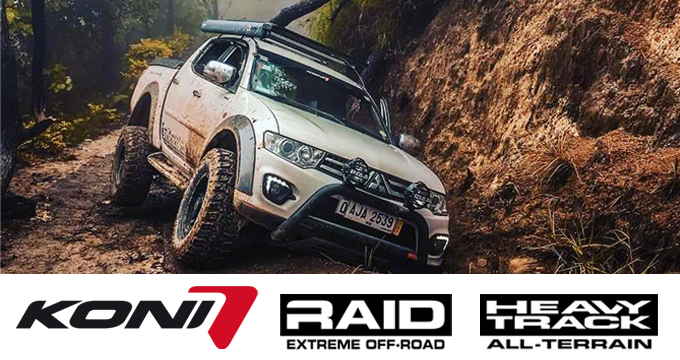 Passione per l’offroad? Scopri gli ammortizzatori Koni Heavy Track e Raid e goditi la polvere!