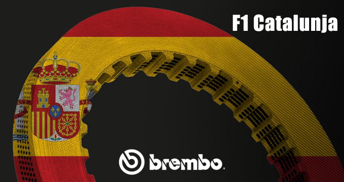 F1 Catalunja: l’analisi dell’uso dei freni Brembo in Catalogna, antidrug incluso.