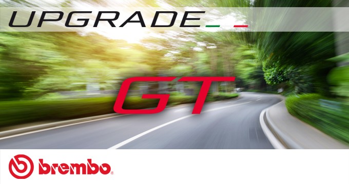 Brembo Upgrade GT: la gamma più completa di sistemi frenanti ad alte prestazioni sul mercato.