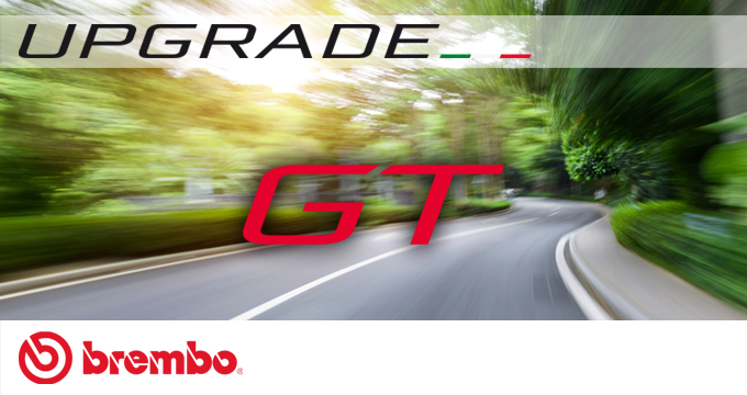 Brembo Upgrade GT: la gamma più completa di sistemi frenanti ad alte prestazioni sul mercato.