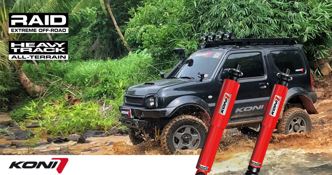 Passione per l’offroad? Scopri gli ammortizzatori Koni Heavy Track e Raid!