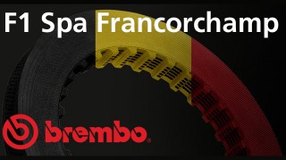 L’IMPIEGO DELLE PINZE DEI FRENI BREMBO A SPA-FRANCORCHAMPS.