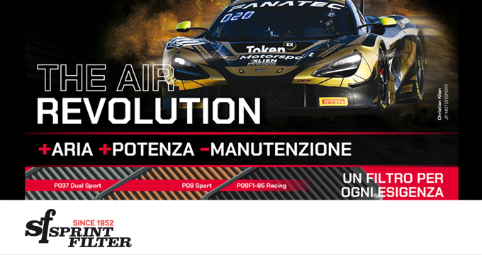 Sprint Filter: il filtro aria in poliestere aumenta le performance della tua auto.