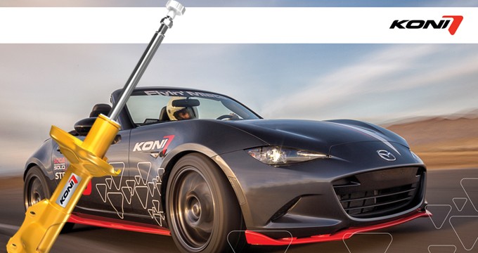 Ammortizzatori Koni Sport: aumento dell’aderenza con migliori prestazioni in frenata e handling.