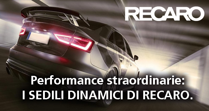 Con i sedili RECARO non devi scegliere tra comfort, innovazione e leggerezza!