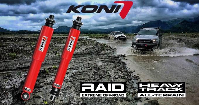 Passione per l’offroad? Scopri gli ammortizzatori Koni specifici.