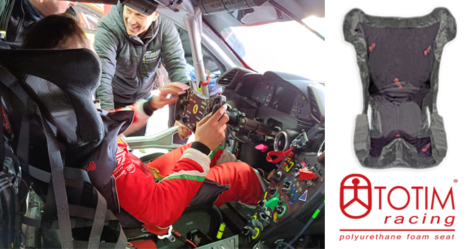Totim Racing: l’inserto in poliuretano che rivoluziona la seduta del pilota.