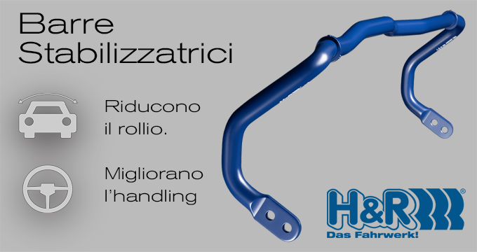 Barre antirollio H&R: stabilizza la tua vettura.
