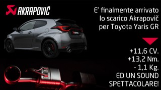 Akrapovič per Toyota Yaris GR: finalmente disponibile l’impianto di scarico!